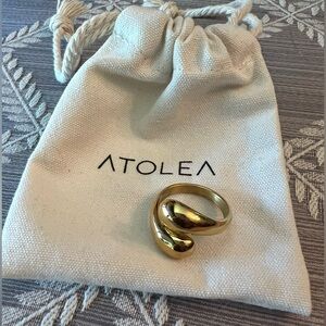 ATOLEA Gold Ring Bundle - Sz 9